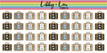Suitcase | Business Travel | Vacation | Libby and Lou Sticker Co (Neutral)