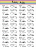 Clear Emails Planner Stickers | Libby and Lou Sticker Co