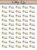 Water Plants Planner Stickers | Libby and Lou Sticker Co