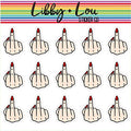 Middle Finger Planner Sticker | Libby and Lou Sticker Co