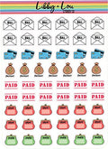 Bill Pay Planner Sticker | Libby and Lou Sticker Co