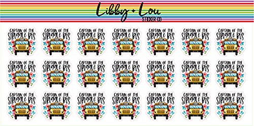 Struggle Bus Planner Sticker | School Bus Driver | Libby and Lou Sticker Co