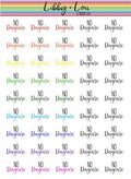 No Daycare Planner Stickers | Libby and Lou Sticker Co