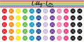 Sad Faces Planner Sticker | Frown Bad Day | Libby and Lou Sticker Co