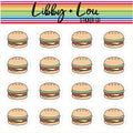 Cheeseburger Planner Sticker | Libby and Lou Sticker Co