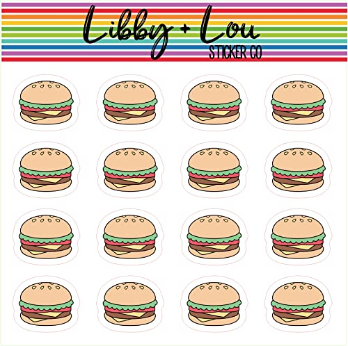 Cheeseburger Planner Sticker | Libby and Lou Sticker Co