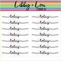 Today Script Planner Stickers | Libby and Lou Sticker Co