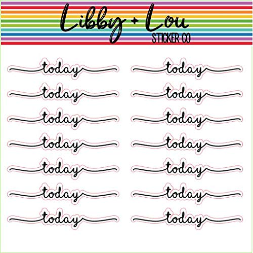 Today Script Planner Stickers | Libby and Lou Sticker Co