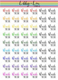 Wash the Car Planner Stickers | Libby and Lou Sticker Co