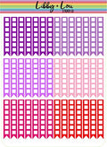 Colorful Flag Checklists Planner Sticker | Libby and Lou Sticker Co
