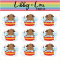Dog Bath Planner Sticker | Groomer | Libby and Lou Sticker Co