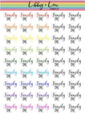 Family Time Planner Stickers | Libby and Lou Sticker Co