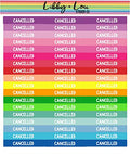 Cancelled Planner Sticker | Libby and Lou Sticker Co