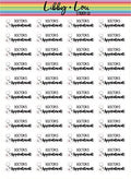 Doctors Appointment Planner Stickers | Libby and Lou Sticker Co
