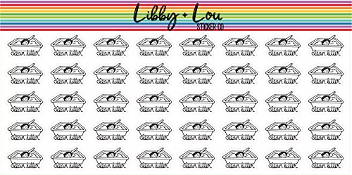 Cat Litter | Scoop The Poop Planner Sticker | Libby and Lou Sticker Co