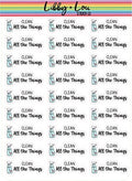 Clean All the Things Planner Stickers | Libby and Lou Sticker Co