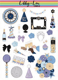 New Years Decorative Planner Stickers