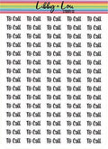 to Call Planner Sticker | Libby and Lou Sticker Co