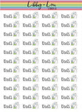 Dads House Planner Sticker | Custody Agreement | Libby and Lou Sticker Co