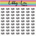 Gym Planner Stickers | Libby and Lou Sticker Co