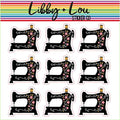 Sewing Machine Planner Stickers | Libby and Lou Sticker Co