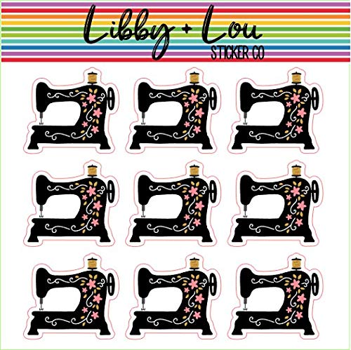 Sewing Machine Planner Stickers | Libby and Lou Sticker Co