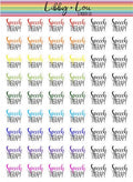 Speech Therapy Planner Stickers | Libby and Lou Sticker Co