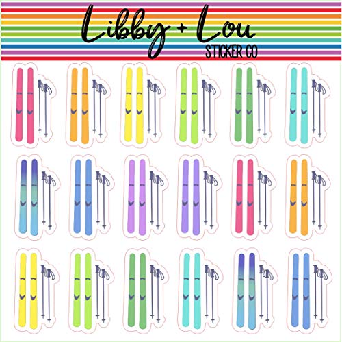 Skis Planner Stickers | Libby and Lou Sticker Co