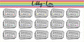 Emotional Rollercoaster Planner Sticker | Libby and Lou Sticker Co