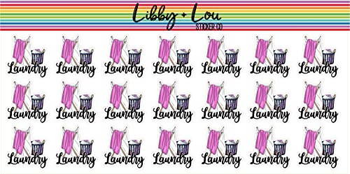 Laundry Planner Sticker | Libby and Lou Sticker Co