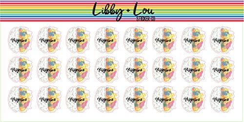 Migraine | Headache Planner Sticker | Libby and Lou Sticker Co