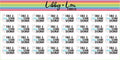 Shower Planner Sticker Funny Adult | Libby and Lou Sticker Co