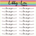 to Go Script Planner Stickers | Libby and Lou Sticker Co