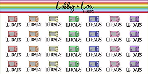 Leftovers Planner Sticker | Libby and Lou Sticker Co