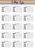 Blood Glucose Sticker | Diabetes | Libby and Lou Sticker Co