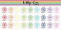 Flower Water Tracker Planner Sticker | Libby and Lou Sticker Co