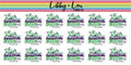 Depressed Dragon Mental Health Planner Sticker | Libby and Lou Sticker Co