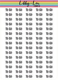 To Go Planner Sticker | Libby and Lou Sticker Co