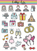 Wedding Day Planner Sticker | Libby and Lou Sticker Co