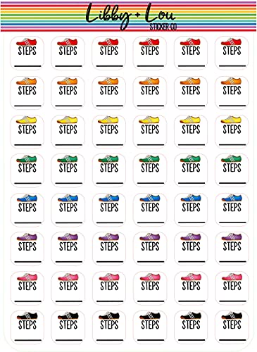 Step Tracker Planner Sticker | Libby and Lou Sticker Co