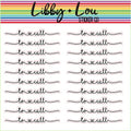 to Call Script Planner Stickers | Libby and Lou Sticker Co