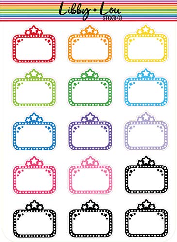 Movie Marquee Planner Sticker | Libby and Lou Sticker Co