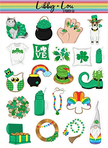 St. Patricks Day Planner Sticker | Libby and Lou Sticker Co