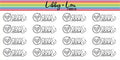 Cross Stitch Planer Stickers | Neutral | Libby and Lou Sticker Co