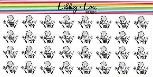Meal Prep Chef Hat (Neutral) | Libby and Lou Sticker Co