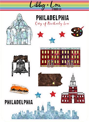 Philadelphia Planner Sticker | Libby and Lou Sticker Co
