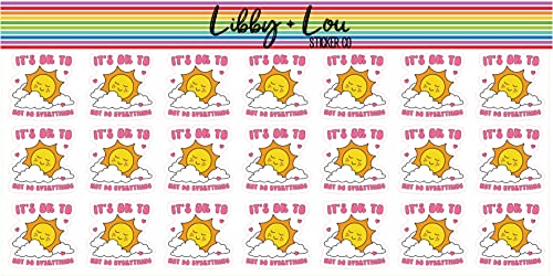 It's Ok to Not Do Everything Planner Stickers | Libby and Lou Sticker Co