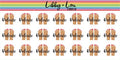 Pedicure Planner Sticker | Appointment | Libby and Lou Sticker Co