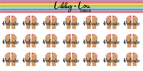 Pedicure Planner Sticker | Appointment | Libby and Lou Sticker Co