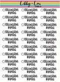 Discussion Replies Planner Sticker | Libby and Lou Sticker Co